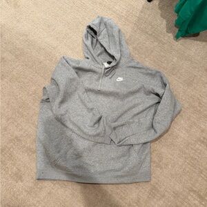 Nike Men's Heather Gray Hoodie